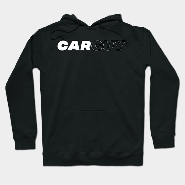 Car Guy White Hoodie by Sloop